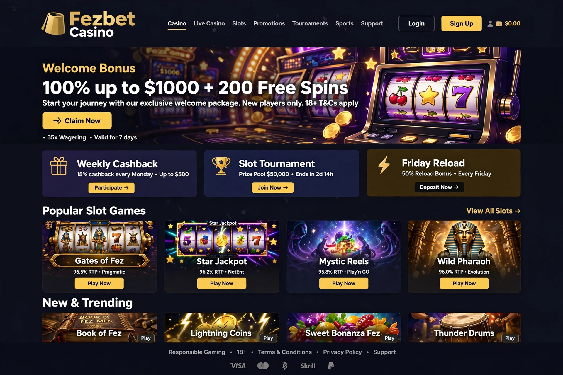 Fezbet casino – komplett guide og ærlig vurdering for norske spillere